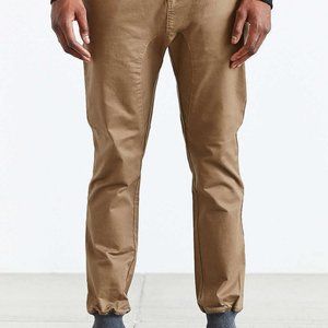ZANEROBE Dynamo Chino Jogger Pant Khaki Grey Cuff Keith Feig Mercer Authentic